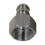 RACCORD INOX POUR TUYAU SOUPLE 1/2 FEMELLE AVEC JOINT
