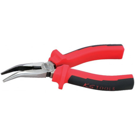 PINCE À BEC DEMI RONDE COUDÉE 165MM S/C