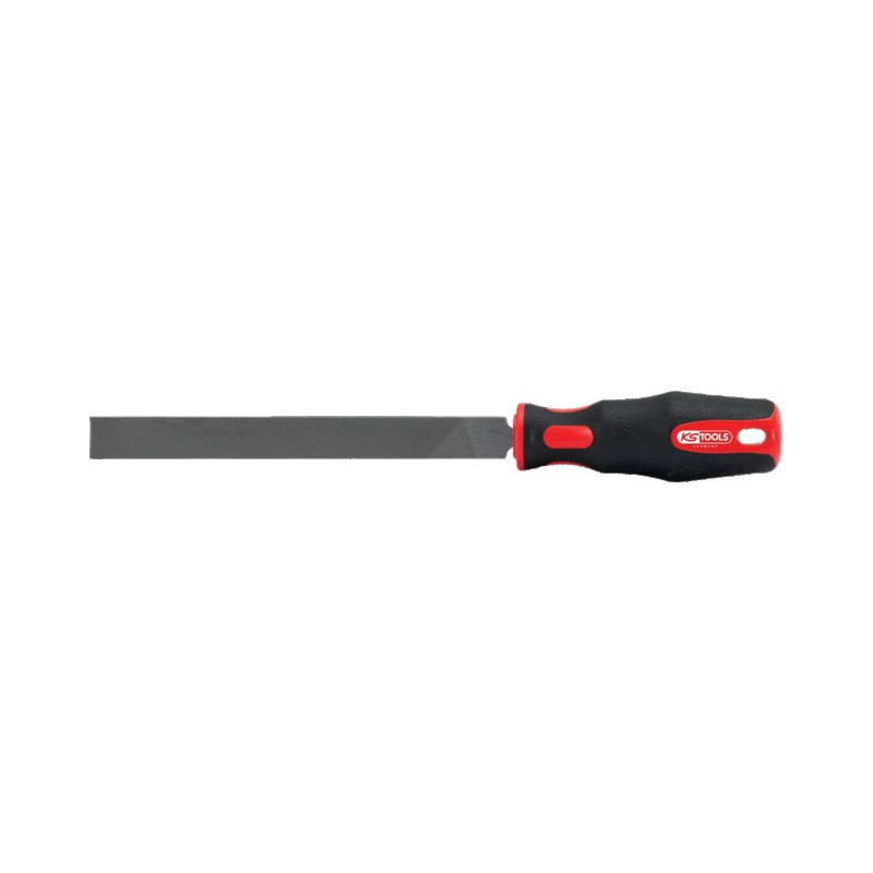 Lime Ronde Demi-Douce KS Tools 250 Mm - Outil De Précision Pour Métal, Bois Et Plastique
