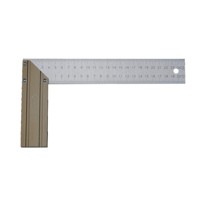 EQUERRE GRADUÉE ACIER KS 250MM TALON EN ALU KSTOOLS 101-112973