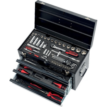 COFFRE À OUTILS ULTIMATE 3 TIROIRS 128 PCS