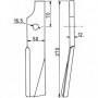 LAME CULTITILLER VRILLEE 50X12 G. 51933900 KUHN