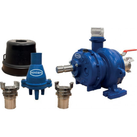 POMPE CENT.PU55.AVEC CREPINE RACCORD POMPIER