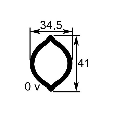 TUBE CITRON OV INT 34,5X40 LG2900