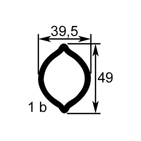 TUBE CITRON INT 39,5X49X4,5 LG2900