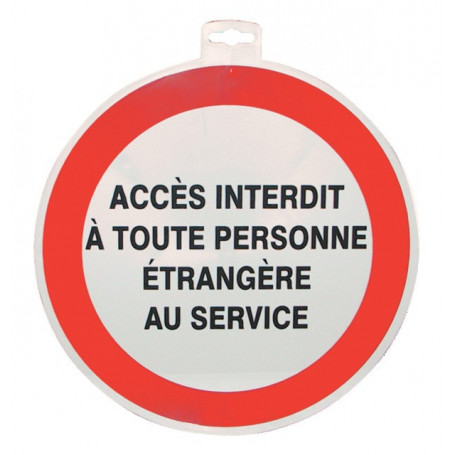 SIGNALETIQUE ACCES INT. TTE PERS. ETR. SERVI.