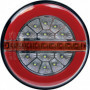 FEU ARRIERE ROND DYNAMIQUE 3 FONCTIONS LED 12-24V