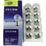 AMPOULES LAMPES 12V 21/5W HELLA BOITE DE 10