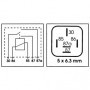 RELAIS 12V-30A INVERSEUR 5 BORNES