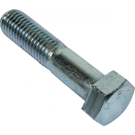 Vis tete hexagonale 18x80 zingue 8.8 fp (boite de 25)