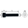 Vis cylindrique hex creux 4x10 12.9 brut din912 (bte de 50)