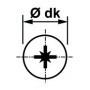 Vis bois anti-fendage tf pozid 4x40 zingue (boite de 500)
