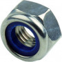 Ecrou hexagonal frein nylon d.8mm inox a2 (boite de 50)