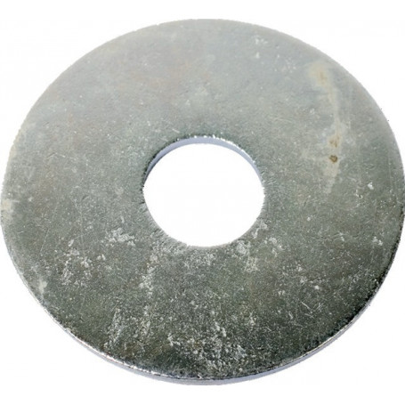 Rondelle plate extra large d.8mm zingue (boite de 200)