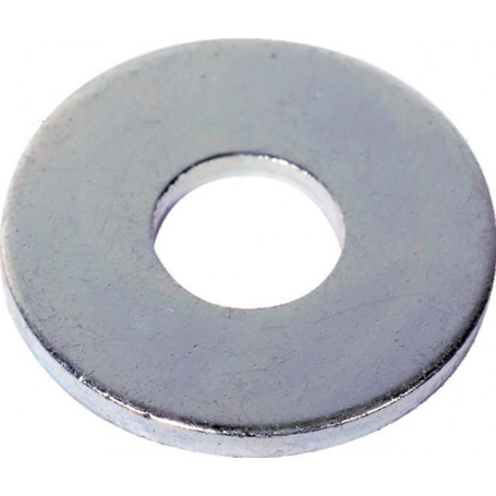 Rondelle plate large moyen d.7mm zingue (boite de 200)