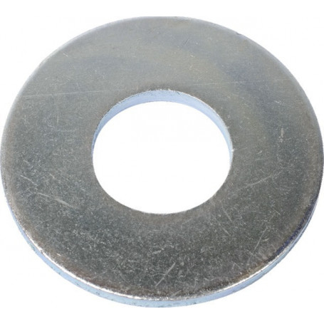Rondelle plate large moyen d.24mm zingue (boite de 25)