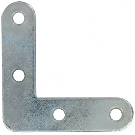 EQUERRE DE CADRE BOUTS RONDS DE 40 ZINGUE