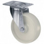 ROUE POLYAMIDE PIVOT.D100X30 PLAT 80X60 120KG