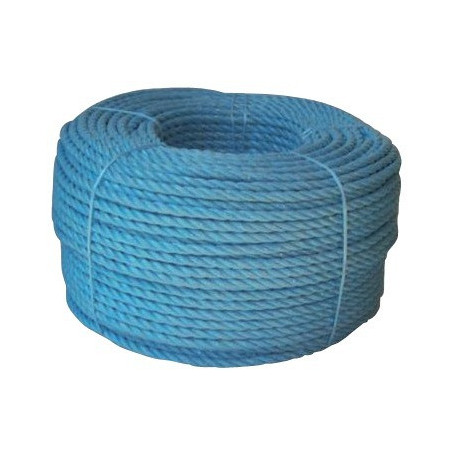 CAROTTE POLYPROP. BLEU 12MM LG.10M Rr 2220 kg