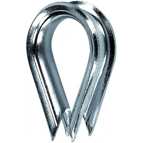 COSSE COEUR ACIER ZINGUE DIA 8 (par10)