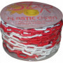 CHAINE PLASTIQUE DIA 8 ROUGE/BLANC RLX 25M