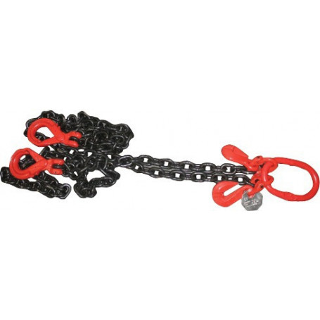 KIT ELINGUE CHAINE 2BRINS D13MM CROCHETS LG3M