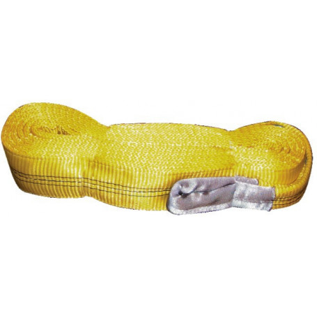 Elingue sangle plate 2 boucles charge 6T longueur 5m