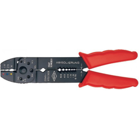 PINCE A SERTIR LG230MM CAPACITE 0,75/6MM2 GAINEE S/C