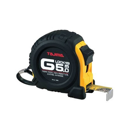 METRE G LOCK 5MX19MM BOITIER ANTI-CHOC JAUNE