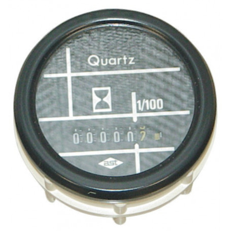 COMPTEUR D'HEURES 12-24V Ø60MM AVEC FIXATION