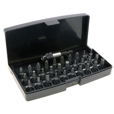 COFFRET PLAST. 30 EMBOUTS 1 ADAPTATEUR