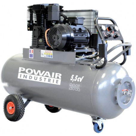 COMPRESSEUR 200L 5,5CV TRIPHASE 35M3