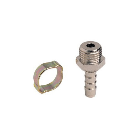 CARTE 2 RACCORDS FIL.1/4M TUYAU 6X13 (1047)