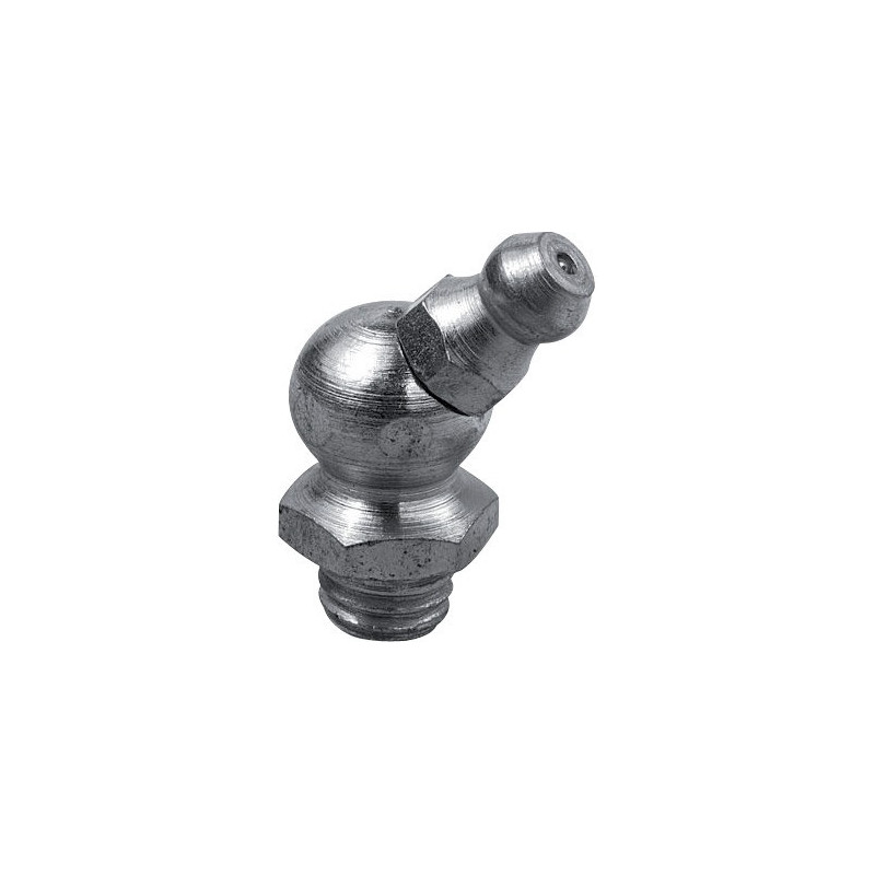 Graisseur Hydraulique Coudé à 45° GISS – Filetage M6, Longueur 100 Mm – Vendu à L'unité, Neuf