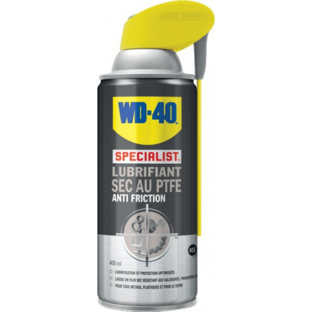 LUBRIFIANT SEC AU PTFE 400 ML SYST.PRO WD40