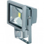 PROJECTEUR ALU LED 220V 20W 1440 LMS DETEC. GRIS
