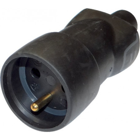 FICHE F 10/16A PLAST. NOIR ET.2P T SORTIE LAT