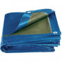 BACHE SERIE LOURDE BLEU/VERT 135GR/M2 5X 8M