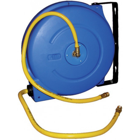 ENROULEUR TUYAU AIR/EAU 15M 12.5 RAPPEL AUTO