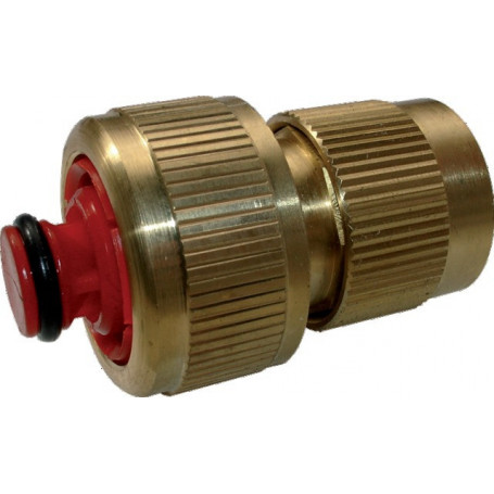 RACCORD AUTO.AQUASTOP 16/19 LAITON