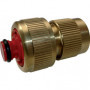 RACCORD AUTO.AQUASTOP 16/19 LAITON
