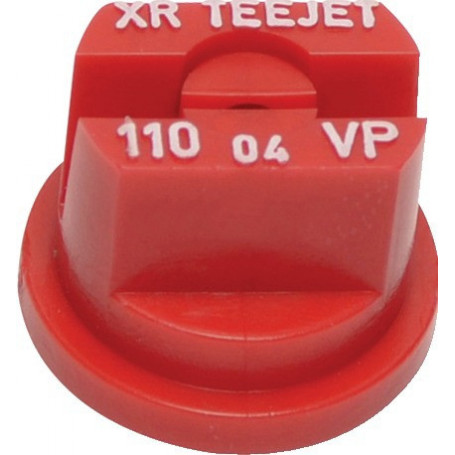 BUSE JET PLAT XR 11004-VP ROUGE POLYMERE TEEJET LA PIECE