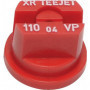 BUSE JET PLAT XR 11004-VP ROUGE POLYMERE TEEJET LA PIECE