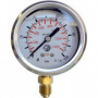 MANOMETRE GLYCERINE D63 M1/4 INOX 0-100 BARS