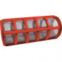FILTRE PULVERISATEUR ROUGE INOX 167X79 32 MESH
