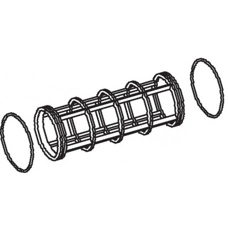 FILTRE PULVERISATEUR VERT INOX 122X38 100 MESH