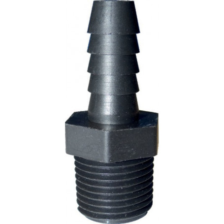 RACCORD DROIT CANNELE 3/8 FILT. M3/8 EVERFLO