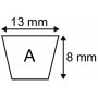 COURROIE A66 - 13X08X1700