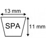 COURROIE SPA1782 - 13X11X1782