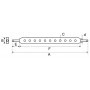 BARRE D'ATTELAGE LG 820 7 TROUS